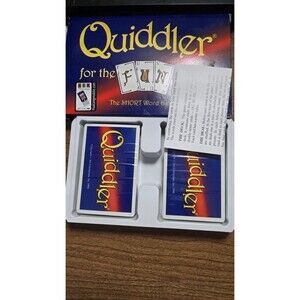 QUIDDLER Classic Card Word Game Family Game Night For the Fun of Words Sealed